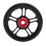 Roue auxiliaire en alliage d'aluminium pour v�lo pliant easywheel 2025, d�coupe cnc pour brompton 6 cm ...