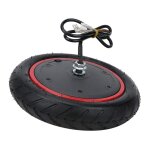Roue avant trotinette m365 - pneu gonflable de moteur a courant continu sans balai 350 w, pneu gonflable ...