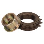 Roue libre 16 dents pour velo a vitesse unique, pignon d'inertie, accessoire de velo