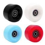 Roue de skateboard a double rangée avec clé, roues en pu durables et résistantes a l'usure pour chaussures ... Roue de skateboard a double rangée avec clé, roues en pu durables et résistantes a l'usure pour chaussures ...