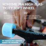 Roues de skateboard haute performance 78a abec - 9, 4 pi�ces, remplacement de mini cruiser