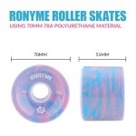 Roues de skateboard haute performance en pu 78a, 4 pièces, remplacement, accessoires, abec - 9 Roues de skateboard haute performance en pu 78a, 4 pièces, remplacement, accessoires, abec - 9