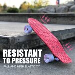 Roues de skateboard haute performance en pu 78a, 4 pi�ces, remplacement, accessoires, abec - 9