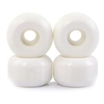 Roue de skateboard professionnelle blanche new - 4pcs 52mm, duret� 102a / 55d, double bascule, roues ...