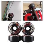 Roues de skateboard en pu 51d de remplacement 52x30mm, 4 paquets