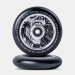 Roues de trottinette 2 pices 110 mm aluminium polyurthane super high rebound rsistant a 100 kg full ...