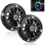 Roues de trottinette lumineuses, lot de 2 roues de rechange pour led trottinette, roue trottinette mit ...