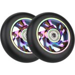Roues de trottinette pro stunt 100mm, 2pcs scooter replacementwheels avec abec 9 roulement, compatible ...