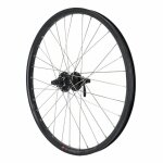 Roue vtt 24 arriere double paroi moy shimano m475 disc 6trous cassette 8 - 9 - 10 vitesses rayon inox ...