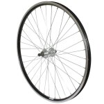 Roue vtt 26 p2r arriere alu noir double paroi moy alu roue libre 7 - 6v. blocage