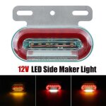 Rouge 24v 12v / 24v 12 feux de position latraux led voiture lumires externes signal indicateur lampes ...