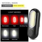 Rouge blanc - eclairage led avant et arrière pour vélo, a recharge usb, batterie lithium, lampe de casque, ... Rouge blanc - eclairage led avant et arrière pour vélo, a recharge usb, batterie lithium, lampe de casque, ...