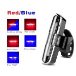 Rouge bleu - eclairage led avant et arrière pour vélo, a recharge usb, batterie lithium, lampe de casque, ... Rouge bleu - eclairage led avant et arrière pour vélo, a recharge usb, batterie lithium, lampe de casque, ...