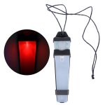 Rouge - eclairage de sécurité clignotant pour casque de vélo, lampe tactique pour sport et conduite, Rouge - eclairage de sécurité clignotant pour casque de vélo, lampe tactique pour sport et conduite,