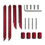 Rouge poign�e arri�re de voiture en aluminium, barre de poign�e pour jeep jk wrangler 07 - 18 sport sahara ...