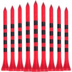 Rouge - set de clubs de golf en bois (paquet de 100) 83mm