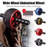 Rouleau a grand roue pour entranement physique a domicile, appareil de fitness pour abdominaux et muscles, ...