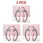 Rouleau de massage portable multifonctionnel avec poignée, 1 a 5 pièces, appareil de fitness pour les ... Rouleau de massage portable multifonctionnel avec poignée, 1 a 5 pièces, appareil de fitness pour les ...