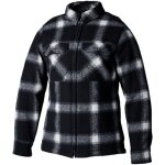 Rst brushed chemise moto pour dames, noir - blanc, taille xs pour hommes
