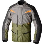 Rst maverick evo veste textile de moto, gris - vert, taille xl pour hommes