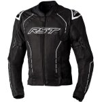 Rst s1 mesh veste textile de moto, noir - blanc, taille s pour hommes