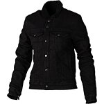 Rst sherpa denim veste textile de moto, noir, taille 2xl pour hommes
