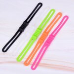 Ruban adh�sif pour guidon de v�lo, 5 pi�ces, sangle de support de lumi�re de v�lo, fixation de t�l�phone, ...