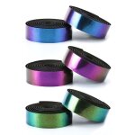 Ruban de guidon pour v�lo de route, couleur cam�l�on, amortisseur de vibrations, anti - vibration, eva ...