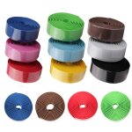 Ruban de guidon de vlo de route en microfibre, durable, antichoc, confortable, cyclisme, course, poignes, ...