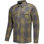 Rusty stitches neil v2 chemise de moto, vert - bleu, taille m pour hommes