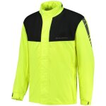 Rusty stitches sander veste de pluie moto, noir - jaune, taille 4xl pour hommes