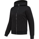 Rusty stitches super wendy sweat a capuche zipp� de moto pour femmes, noir, taille 56
