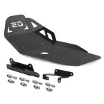 Sabot moteur pour bmw f 850 gs / f 750 gs 18 - 20 noir pare moteur aluminium