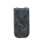 Sac a balles de golf en filet nylon 600d, noir vide, peut contenir 36 balles de golf, stockage de balles, ...