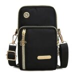 Sac a bandoulière pour téléphone portable pour femme, sac a bandoulière léger en tissu oxford le noir ... Sac a bandoulière pour téléphone portable pour femme, sac a bandoulière léger en tissu oxford le noir ...