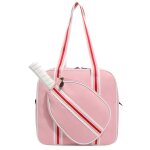 Sac a bandoulière de tennis, sac de transport de raquette rose Sac a bandoulière de tennis, sac de transport de raquette rose