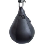 Sac de boxe en cuir a suspendre pour l'entranement de boxe, punching - ball, exercice pour boxeur, pratique ...