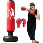 Sac de boxe gonflable pour enfants, 160cm sac de frappe sur pied, punching ball avec gants formation ... Sac de boxe gonflable pour enfants, 160cm sac de frappe sur pied, punching ball avec gants formation ...