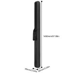 Sacs de canne a pche etanches de 145cm, sacs de rangement de canne a pche a coque rigide, etuis de ...