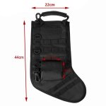 Sac a chaussettes tactique molle pour cadeau de nol, sac de rangement utilitaire pour la chasse en plein ...