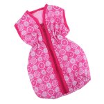 Sac de couchage a fermeture eclair pour filles de 18 pouces, accessoires de poup�e miniature, gilet style ...