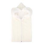 Sac de couchage tricot pour bb, couverture enveloppe en coton, enveloppe pour nouveau n, hiver, sac ...