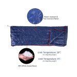 Sac de couchage ultralger 90 % duvet d'oie pour 1 personne - compact, chaud, idal pour le camping et ...