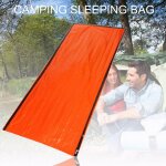 Sac de couchage d'urgence en mylar, couverture thermique de survie en camping, equipement d'urgence compact, ...