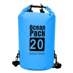 Sac a dos etanche en maille pvc de 20l, accessoire flottant pour la d�rive, le trekking en rivi�re, le ...