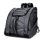 Sac a dos de grande capacit pour le ski en plein air, etanche, unisexe - type gray