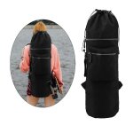 Sac a dos pliable pour skateboard, sacoche de transport standard etanche pour voyage, en tissu oxford ...