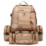 Sac a dos de sac a dos de sports de plein air en nylon militaire 50l pour le camping, randonn�e, etc. ...