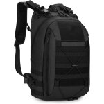 Sac a dos tactique militaire 25l - petit cartable d'assaut molle pour randonne, trekking, camping, voyage ...