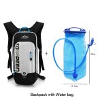 Sac d'eau gris - sac a dos d'quitation vtt etanche, sac a dos d'hydratation pour le cyclisme, sac de ...